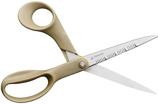 Fiskars Renew Scissors 21cm with Metallic Blade Beige 1pcs