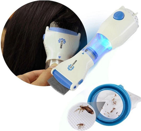 Electric Dog Comb for Flea Removal Blue