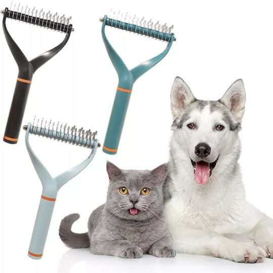 Bürste Klein / Mittel für langhaarige Hunde Doppelseitig zur Fellpflege