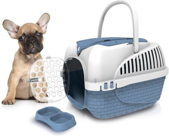 Bama Ersatzteil für Hunde Transportkäfig Blau 59x37x38cm