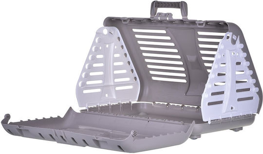 Rotho My Pet Κλουβί Μεταφοράς Σκύλου Γκρι 42x53x40cm
