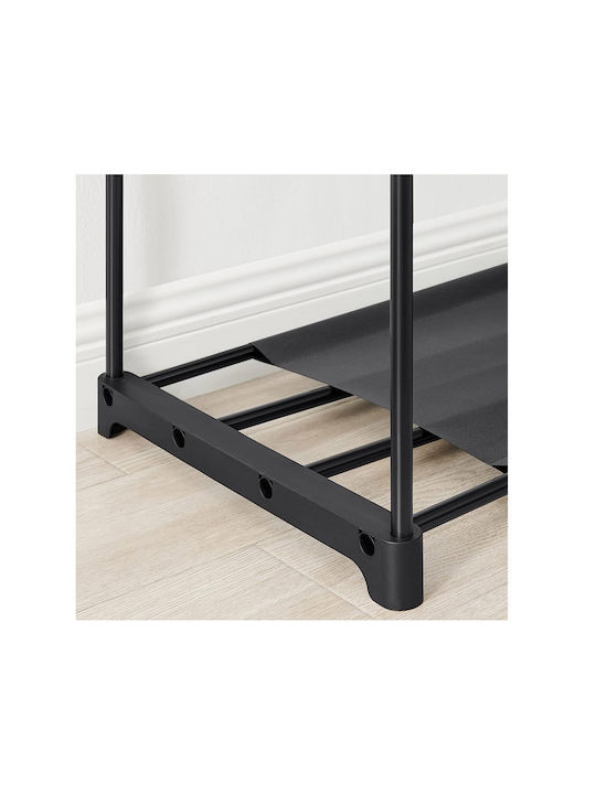 Songmics Metallic Garment Rack Black 138x43x182cm