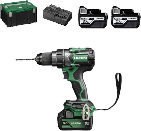 Hikoki DS18DCWPZ Akkuschrauber Batterien 18V 2x5Ah