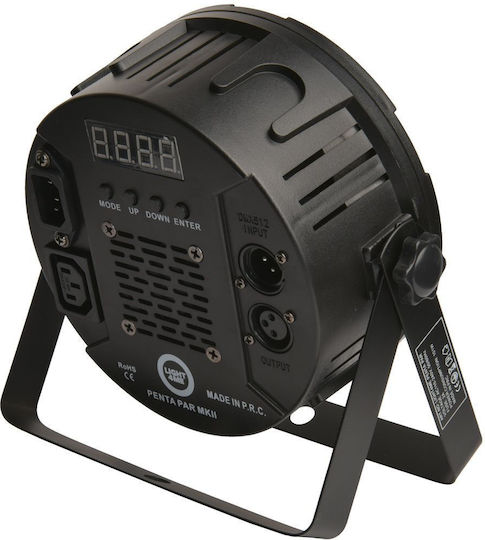 Light4me Φωτορυθμικό Spot LED PAR DMX PENTA MKII RGBWA