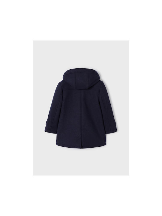 Mayoral Montgomery Boys Coat Navy Blue with Ηood