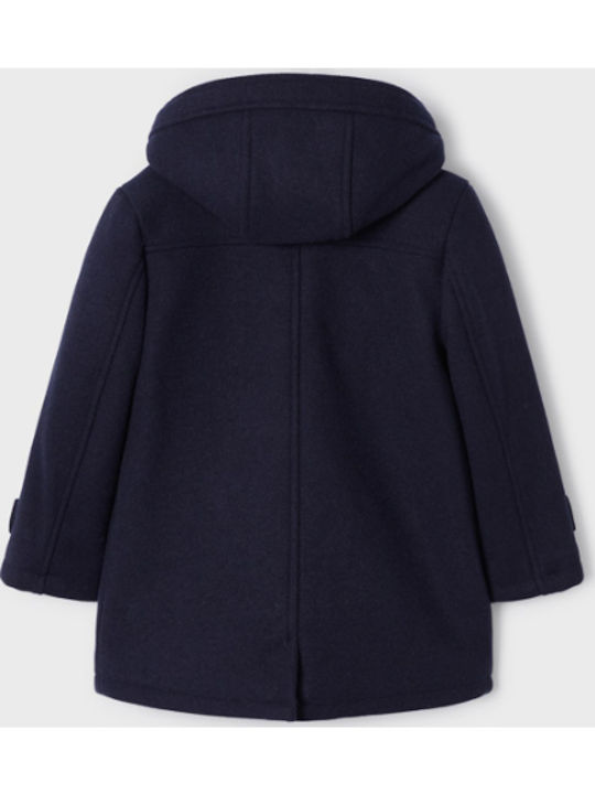 Kids' Coat Montgomery Short with Hood Navy Blue