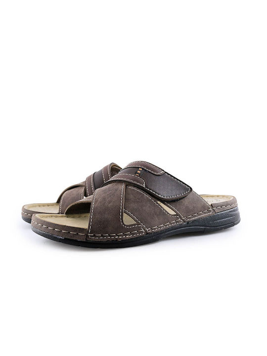 Antrin 154132 Men's Sandals Brown