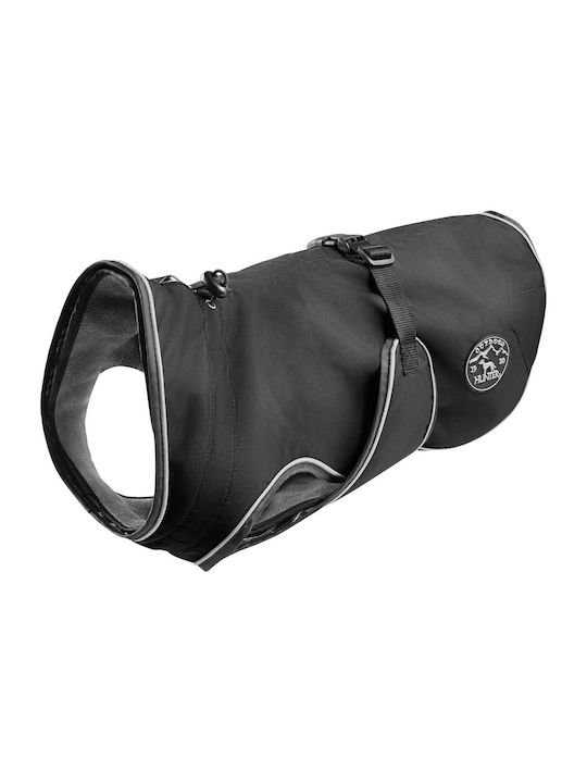 Hunter Hundemantel Wasserdicht Schwarz mit Rückenlänge 55 cm.