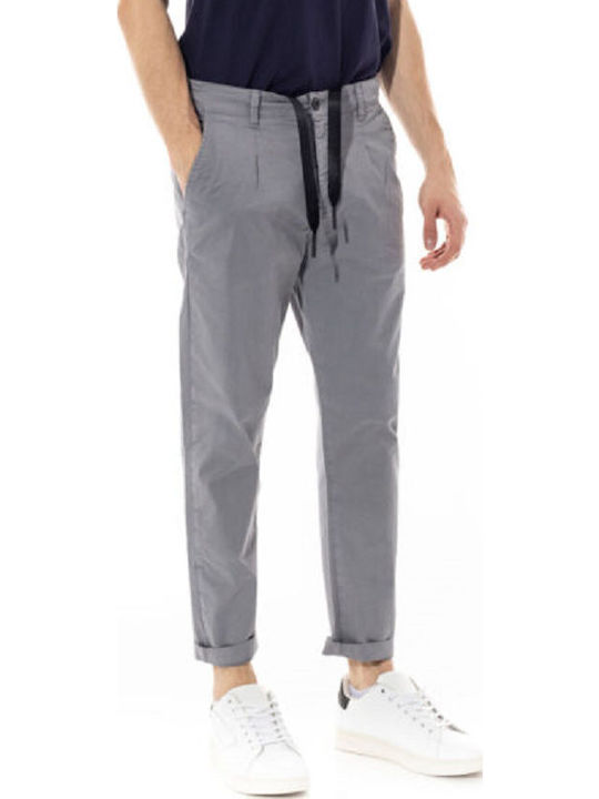 LUCA Trousers Chino Elastic Gray