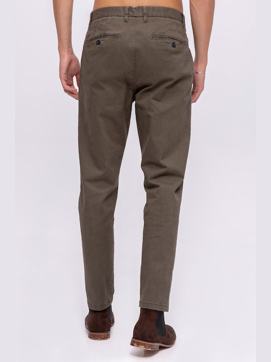 Aristoteli Bitsiani Men's Trousers Chino in Regular Fit Khaki