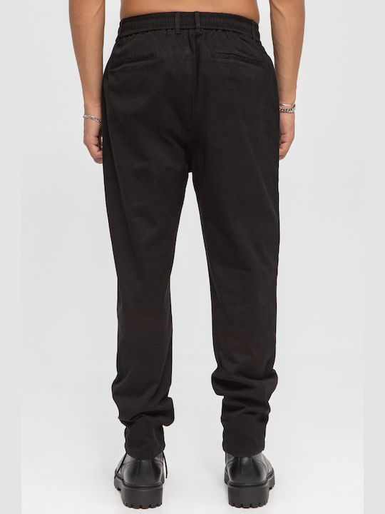 Aristoteli Bitsiani Herrenhose Chino in Tapered Schnitt Schwarz