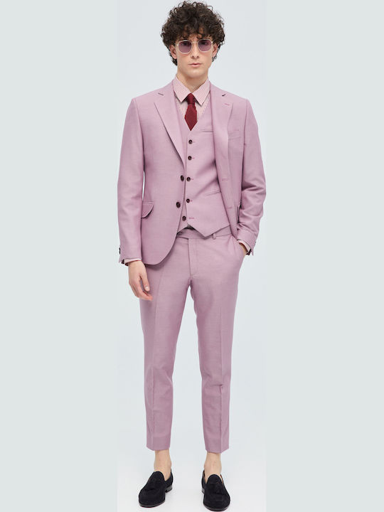 Pantaloni Chino Elastic Violet