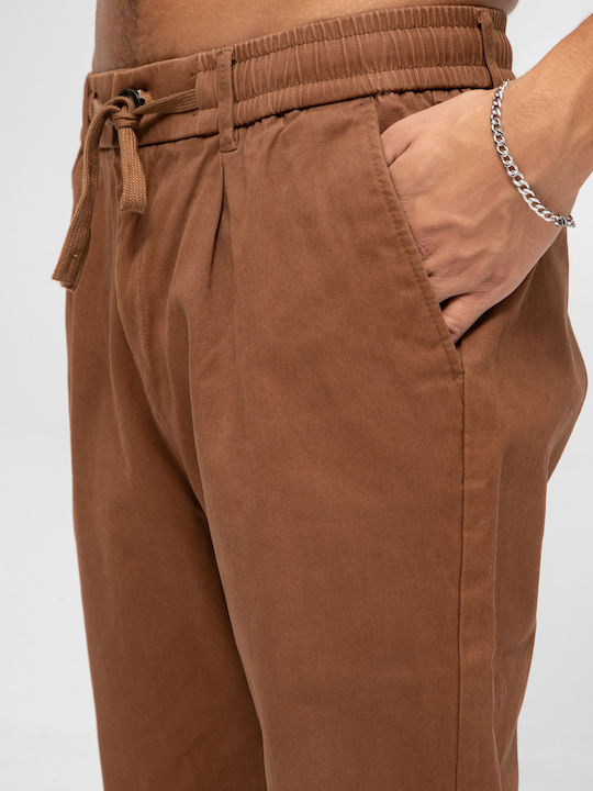 Aristoteli Bitsiani Herrenhose Chino in Tapered Schnitt Braun