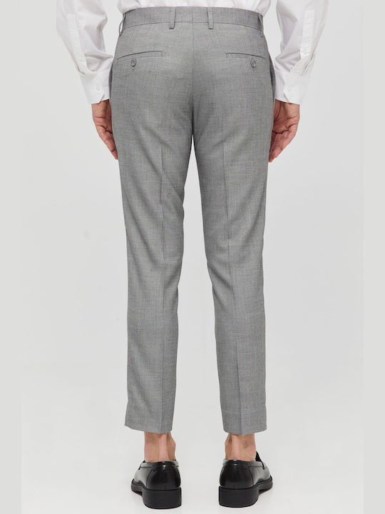 Aristoteli Bitsiani Herrenhose in Slim Passform Gray