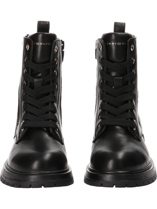 Kids Boots with Zipper Black