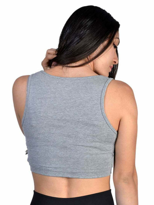 Paco & Co Women's Sports Bra without Padding Gray