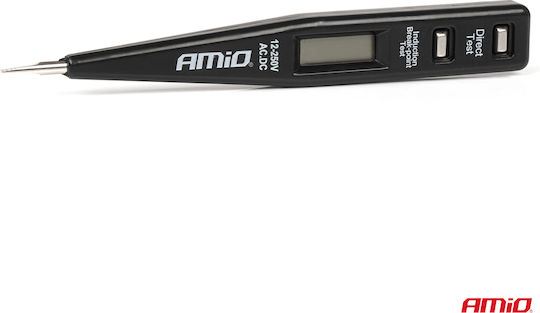 AMiO Ανιχνευτής Τάσης 03122 AC/DC με Εύρος Μέτρησης 12 - 250V