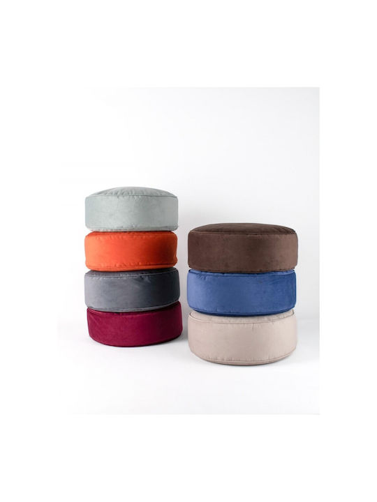 Bean Bag Chair Bolster Burgundy 60x60x20cm POF-M-A009