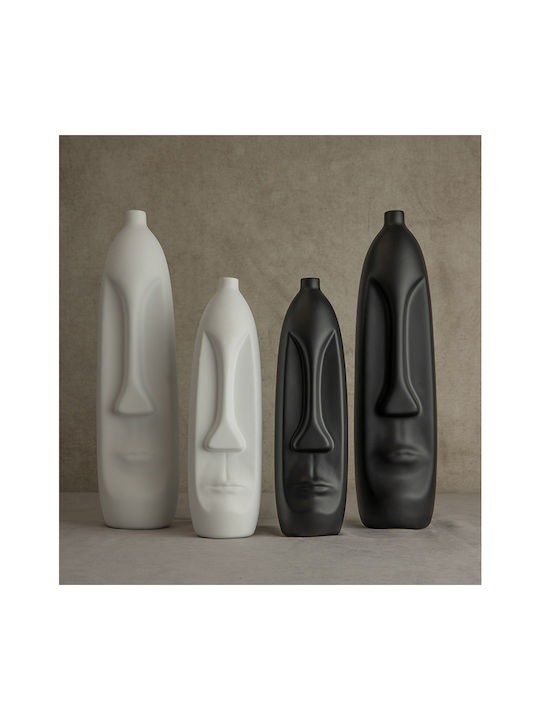 InTheBox Decorative Vase Barik White 10x10x38cm