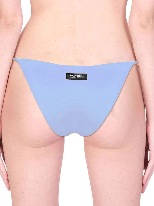 Sundek Bikini Inferioare Slip Albastru Deschis