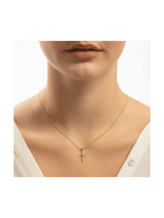 Eforo Femeiesc Aur Cruce 14K