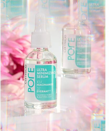 Catrice Cosmetics Pore Ultra Minimizing Moisturizing Serum Face with Niacinamide for Radiance & Acne 30ml