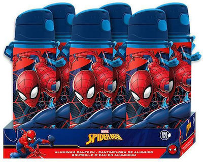 Next Παγούρι Αλουμινίου Spiderman σε Μπλε χρώμα 600ml