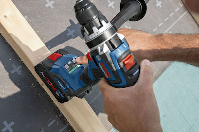 Bosch GSR 18V-150 C Professional Șurubelniță cu percuție Mașină de găurit Baterie 18V 2x8Ah 06019J5005