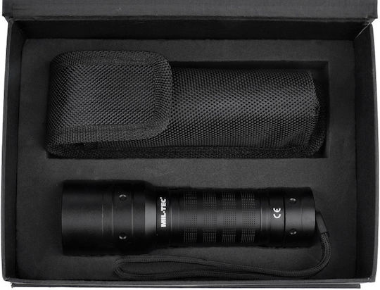 Mil-Tec Lanternă LED IPX4 cu Luminozitate Maximă 520lm Negru
