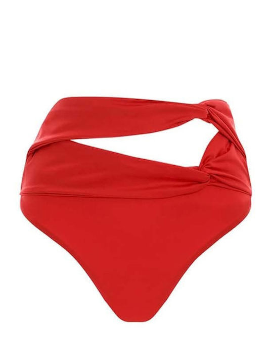 Brina Shaka Bikini Slip Ψηλόμεσο Κόκκινο