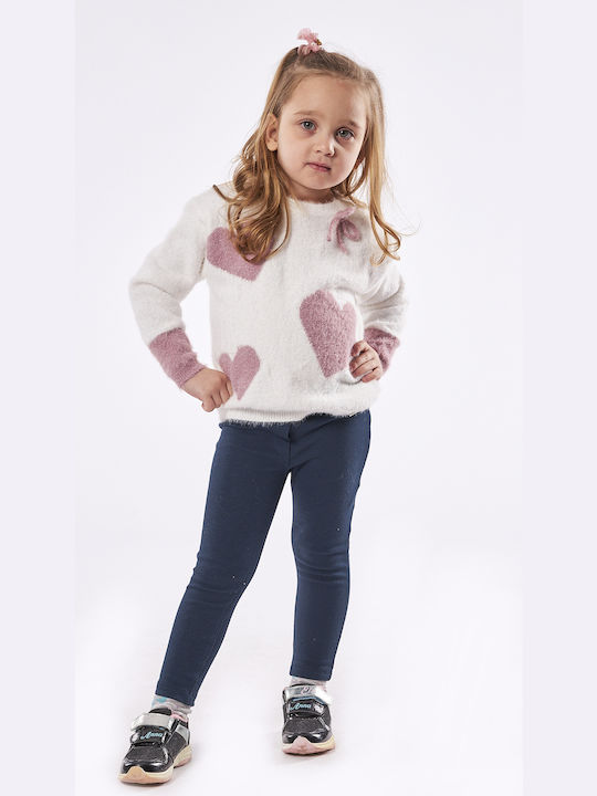 Evita Kids Sweater Long Sleeve Ecru