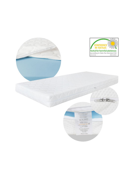ML-Design Babybett Grün mit Matratze 90x200cm