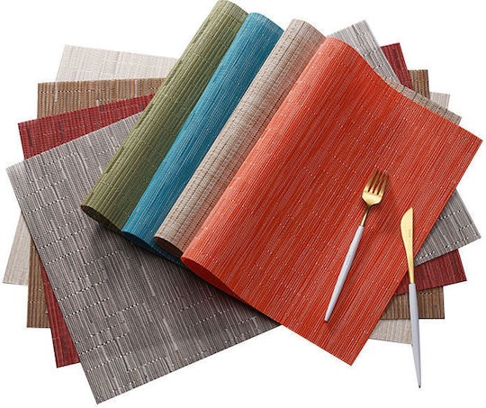 Plastic Placemat Orange 45x30cm