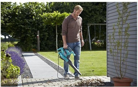 Gardena Ergojet 3000 Blower / Vacuum Handheld Electric 3000W with Volume Control & Maximum Air Speed 310km/h