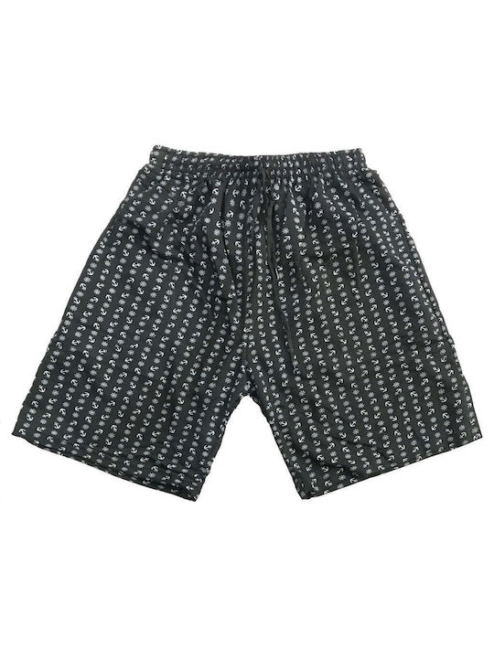 Ustyle Men's Shorts Anchor Black/Grey