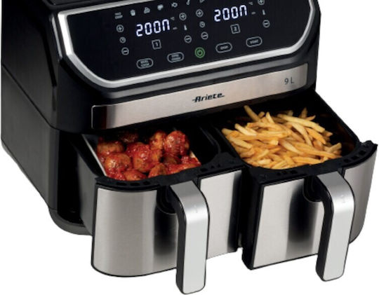 Ariete Dual Metal 4625 Air Fryer 9lt Silver