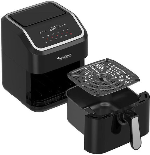 Turbotronic Air Fryer 5lt Μαύρο TT-AF12D