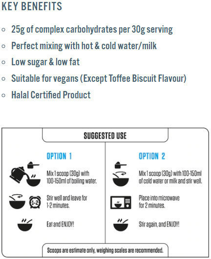 Applied Nutrition Cream Of Rice Special Food Supplement 2000g Toffee Biscuit