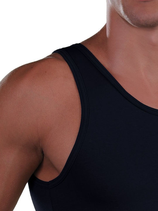 Lord Men's Sleeveless Undershirt Navy Blue