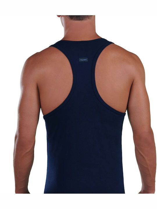 Lord Men's Sleeveless Undershirt Navy Blue 1112-BLUE-2