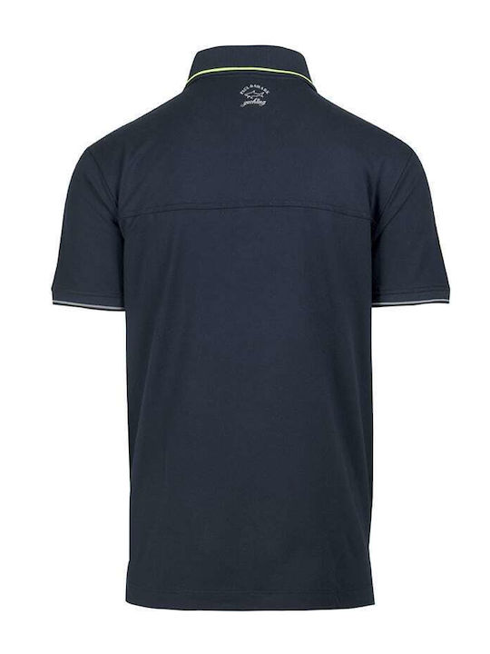 Paul & Shark Ανδρικό T-shirt Κοντομάνικο Polo Navy Μπλε