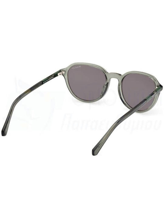 Gant Men's Sunglasses with Green Plastic Frame and Green Lens GA7224 96N