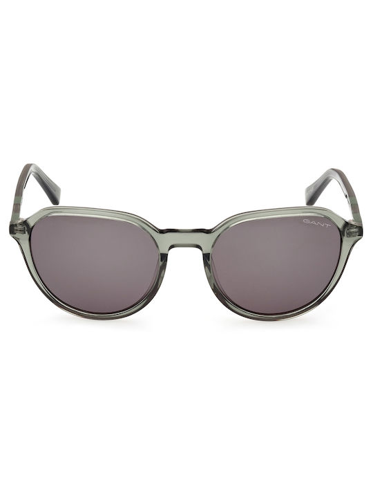 Gant Men's Sunglasses with Green Plastic Frame and Green Lens GA7224 96N