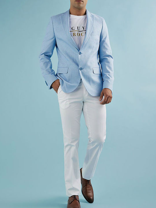 Men's Suit Jacket Light Blue