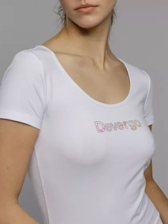 Devergo Γυναικείο T-shirt Λευκό