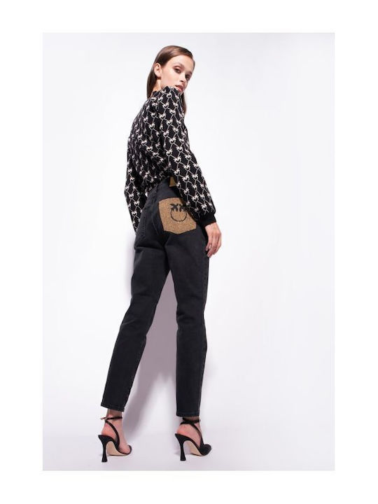 Pinko Blugi pentru femei cu croială slim Negru