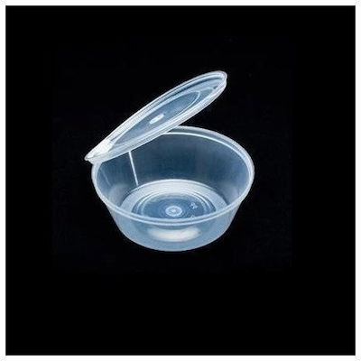 Disposable Plastic Tableware for Sauce 120ml Transparent 50pcs