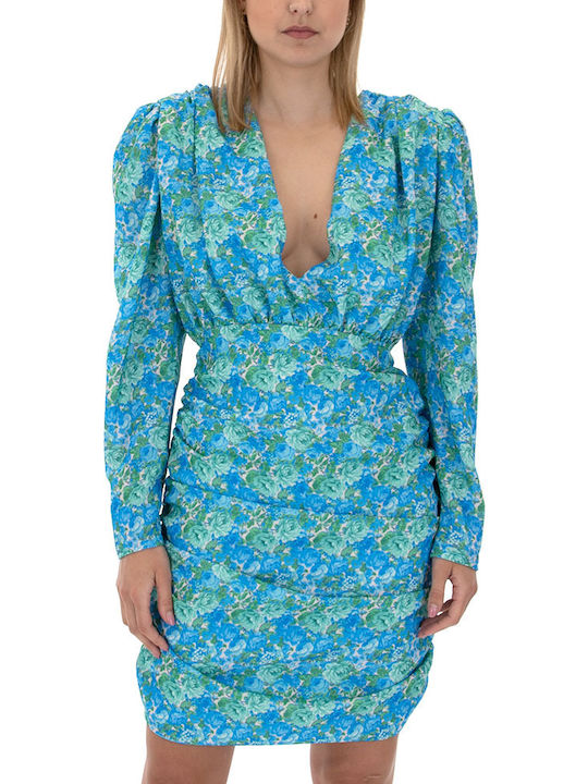 Studio 83 Kleid Ganztägig Blau Studio 83 Kleid Ganztägig Blau