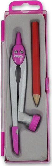 Groovy Metallic Compass with Pencil in Case (Μiscellaneous colours)