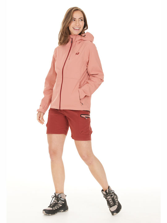 Whistler Women's Short Puffer Jacket Windproof for Spring or Autumn Pink W221116-5162